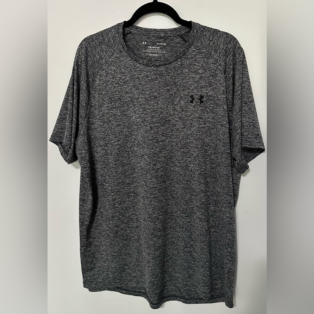 Under Armour The Tech Tee Men's T-Shirt Short Sleeve Gray XL